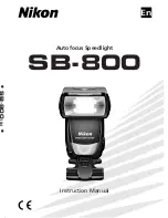 Preview for 1 page of Nikon SB-800 Instruction Manual