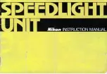 Nikon Speedlight Instruction Manual предпросмотр