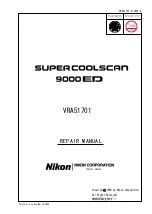 Nikon Super Coolscan 9000 ED Repair Manual предпросмотр