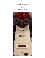 Nikon Ti-E User Manual preview