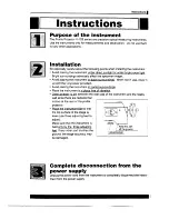 Preview for 3 page of Nikon V-12BD Instructions Manual