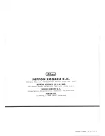 Preview for 24 page of Nikon V-14 Instructions Manual