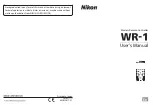 Предварительный просмотр 1 страницы Nikon WR-1 User Manual