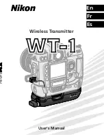 Nikon WT-1 - Wireless Transmitter Set User Manual предпросмотр