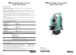 Nikon XF SERIES Quick Start Manual предпросмотр