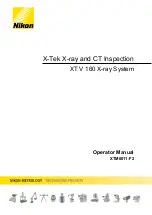 Предварительный просмотр 1 страницы Nikon XT V 160 Operator'S Manual