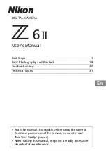 Preview for 1 page of Nikon Z 6 II User Manual