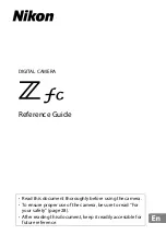 Предварительный просмотр 1 страницы Nikon Z fc N2016 Reference Manual