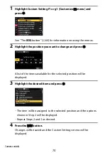 Предварительный просмотр 70 страницы Nikon Z fc N2016 Reference Manual