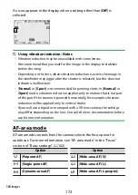 Предварительный просмотр 172 страницы Nikon Z fc N2016 Reference Manual