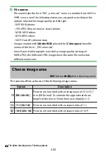 Предварительный просмотр 243 страницы Nikon Z fc N2016 Reference Manual