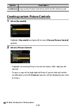 Предварительный просмотр 258 страницы Nikon Z fc N2016 Reference Manual