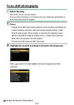 Предварительный просмотр 321 страницы Nikon Z fc N2016 Reference Manual