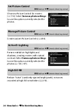 Предварительный просмотр 288 страницы Nikon Z50 Reference Manual