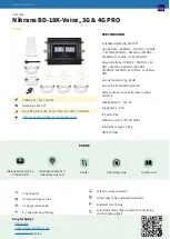 Nikrans BD-18K-Voice 3G PRO Quick Start Manual предпросмотр