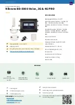 Nikrans BD-5000-Voice 3G PRO Quick Start Manual preview