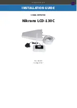 Preview for 1 page of Nikrans LCD-130C Installation Manual