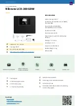 Предварительный просмотр 1 страницы Nikrans LCD-300GDW Manual