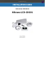 Preview for 1 page of Nikrans LCD-3503G Installation Manual