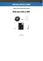 Preview for 1 page of Nikrans MA-130F Installation Manual