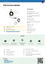 Preview for 1 page of Nikrans MA-300GDW Quick Start Manual