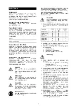 Предварительный просмотр 5 страницы nilco 431 ZRG Operating Manual