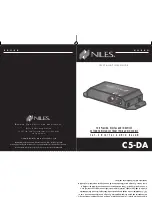 Niles C5-DA Installation Manual предпросмотр