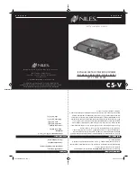 Preview for 1 page of Niles C5-V Video Balun Installation Manual