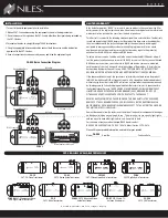 Предварительный просмотр 3 страницы Niles C5-VA2 Installation Manual