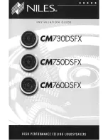 Niles CM730DSFX Installation Manual preview