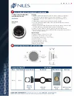 Preview for 2 page of Niles CM730Si Specification Sheet