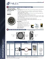 Preview for 2 page of Niles CM750 DS Specification Sheet