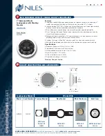 Preview for 2 page of Niles CM750FX Specification Sheet