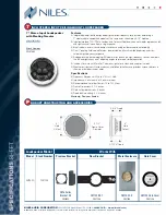 Предварительный просмотр 2 страницы Niles CM750Si Specification Sheet