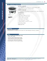 Preview for 2 page of Niles CM77 Specification Sheet