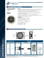 Preview for 2 page of Niles CM830 Specification Sheet