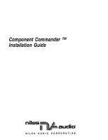 Предварительный просмотр 2 страницы Niles Component Commander User Manual