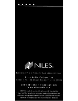 Preview for 10 page of Niles CS120 Installation & Operation Manual