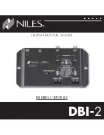 Предварительный просмотр 1 страницы Niles dbi-2 Installation Manual