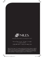 Preview for 24 page of Niles FG01703 Installation Manual