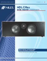 Niles HDLCRBX Specification Sheet preview