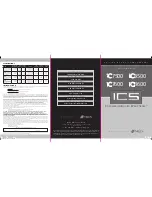 Preview for 1 page of Niles iC7500 Installation Manual