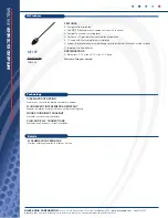 Предварительный просмотр 2 страницы Niles MF1VF Specification Sheet