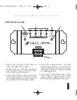 Предварительный просмотр 5 страницы Niles MSU140 Installation & Operating Manual