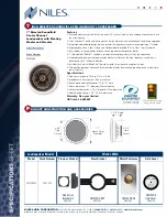 Preview for 2 page of Niles Niles CM 730DSC Specification Sheet