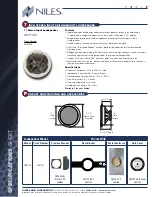 Preview for 2 page of Niles Niles CM710SI Specifications