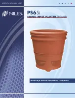 Niles Niles PS6SI Specification Sheet preview