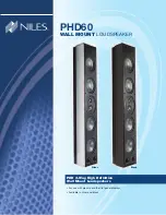 Niles PHD60 Specifications preview