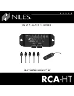 Niles RCA-HT Installation Manual предпросмотр