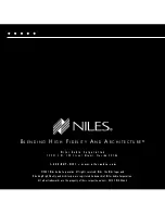 Предварительный просмотр 24 страницы Niles RCA-HT Installation Manual